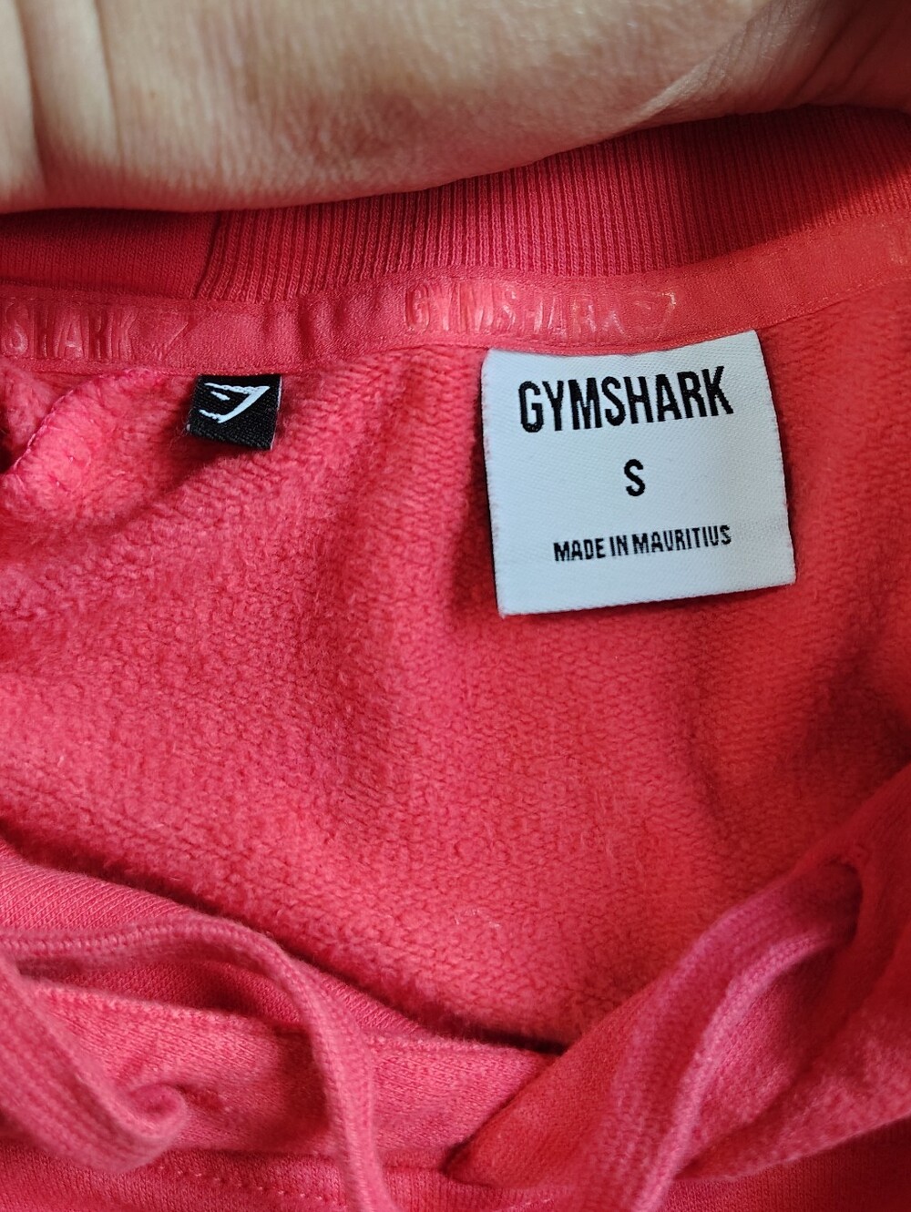 Gymshark Training Cropped Hoodie Women's Drawstring Orange sz S. - Picture 2 of 14